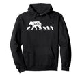 Daddy Bear 4 Four Cubs Fun Dad Father Hoodie - Custom Art Print for Adults - T-Shirt, Sweatshirt, Hoodie
