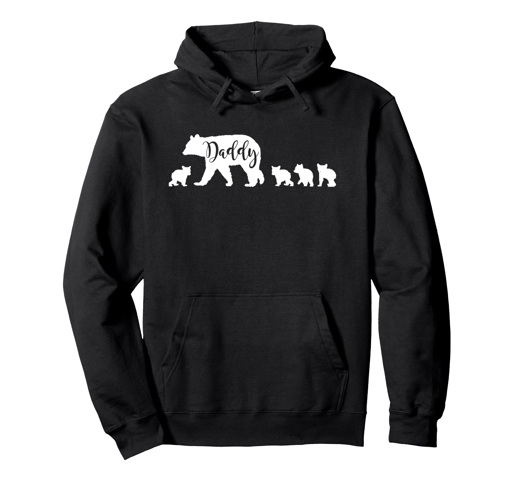 Daddy Bear 4 Four Cubs Fun Dad Father Hoodie - Custom Art Print for Adults - T-Shirt, Sweatshirt, Hoodie
