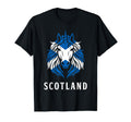 Scottish Flag Soccer Football Scotland T-Shirt - Minimalist Print Unisex - T-Shirt, Sweatshirt, Hoodie