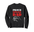 Single Dad Hands Proud Single Dad Sweatshirt - Minimalist Print Men Women - T-Shirt, Sweatshirt, Hoodie