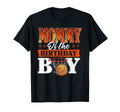 Basketball Mommy Birthday Family Matching T-Shirt - Minimalist Print Unisex - T-Shirt, Sweatshirt, Hoodie