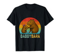 Capybara Daddy And Daughter Fist Bump T-Shirt - Unique Graphic for Adults - T-Shirt, Sweatshirt, Hoodie