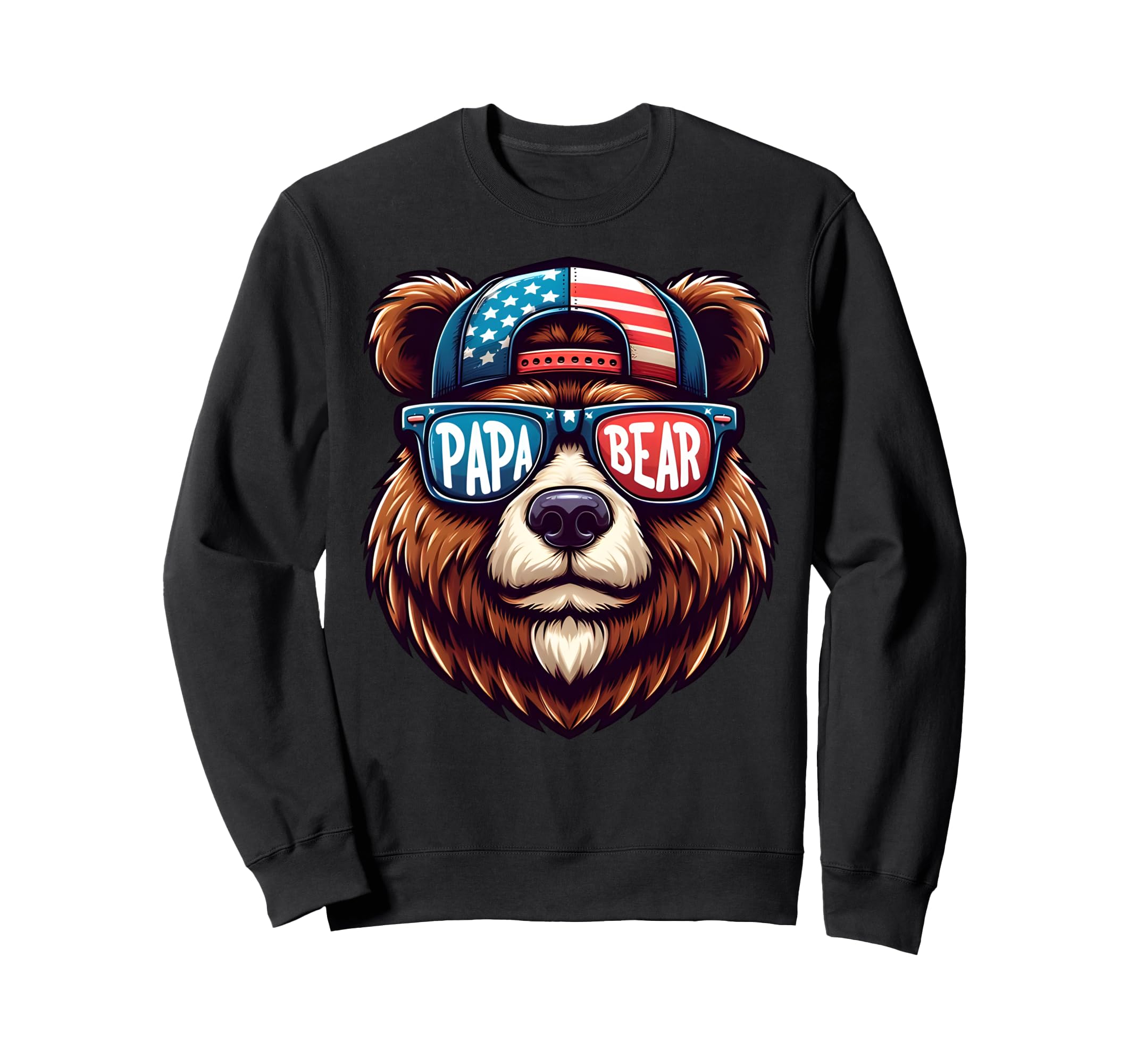 Papa Bear Gifts Funny Birthday Sweatshirt - Fun Novelty Design for Adults - T-Shirt, Sweatshirt, Hoodie