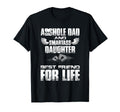 Asshole Dad And Smartass Daughter Best T-Shirt - Unique Graphic for Adults - T-Shirt, Sweatshirt, Hoodie