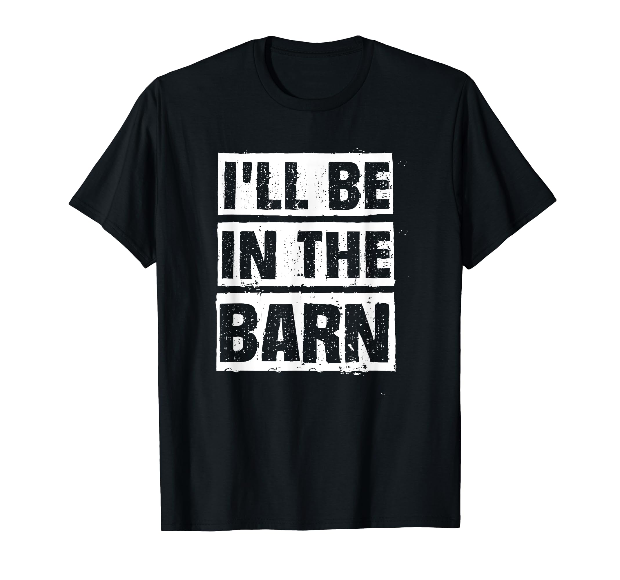 Woodwork Funny Ill Be Barn Dad Joke Auto T-Shirt - Novelty Apparel Unisex - T-Shirt, Sweatshirt, Hoodie