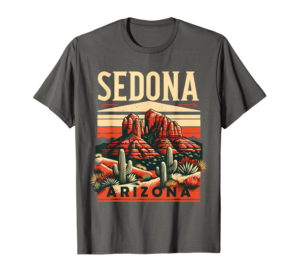 Sedona Arizona Hiking Outdoor T-Shirt - Aesthetic Graphic for Adults - T-Shirt, Sweatshirt, Hoodie