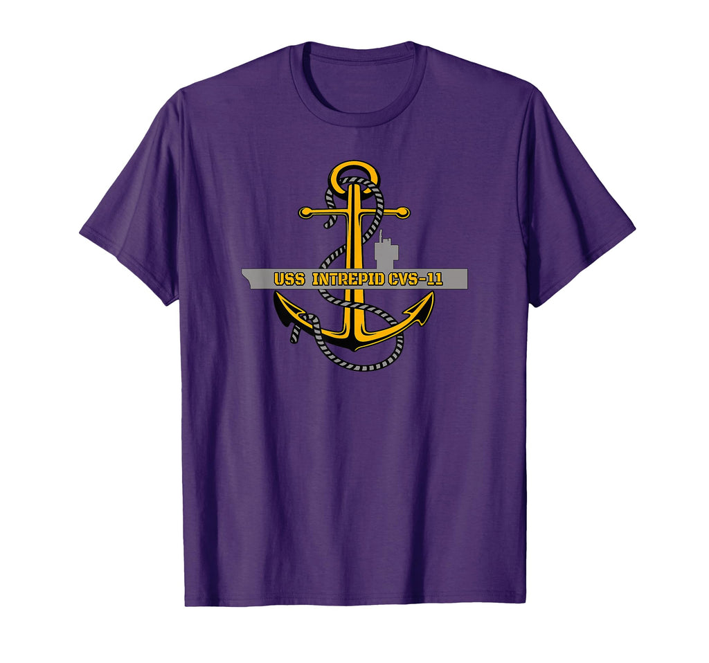 Aircraft Carrier Uss Intrepid Cvs T-Shirt - Fun Novelty Design Men Women - T-Shirt, Sweatshirt, Hoodie