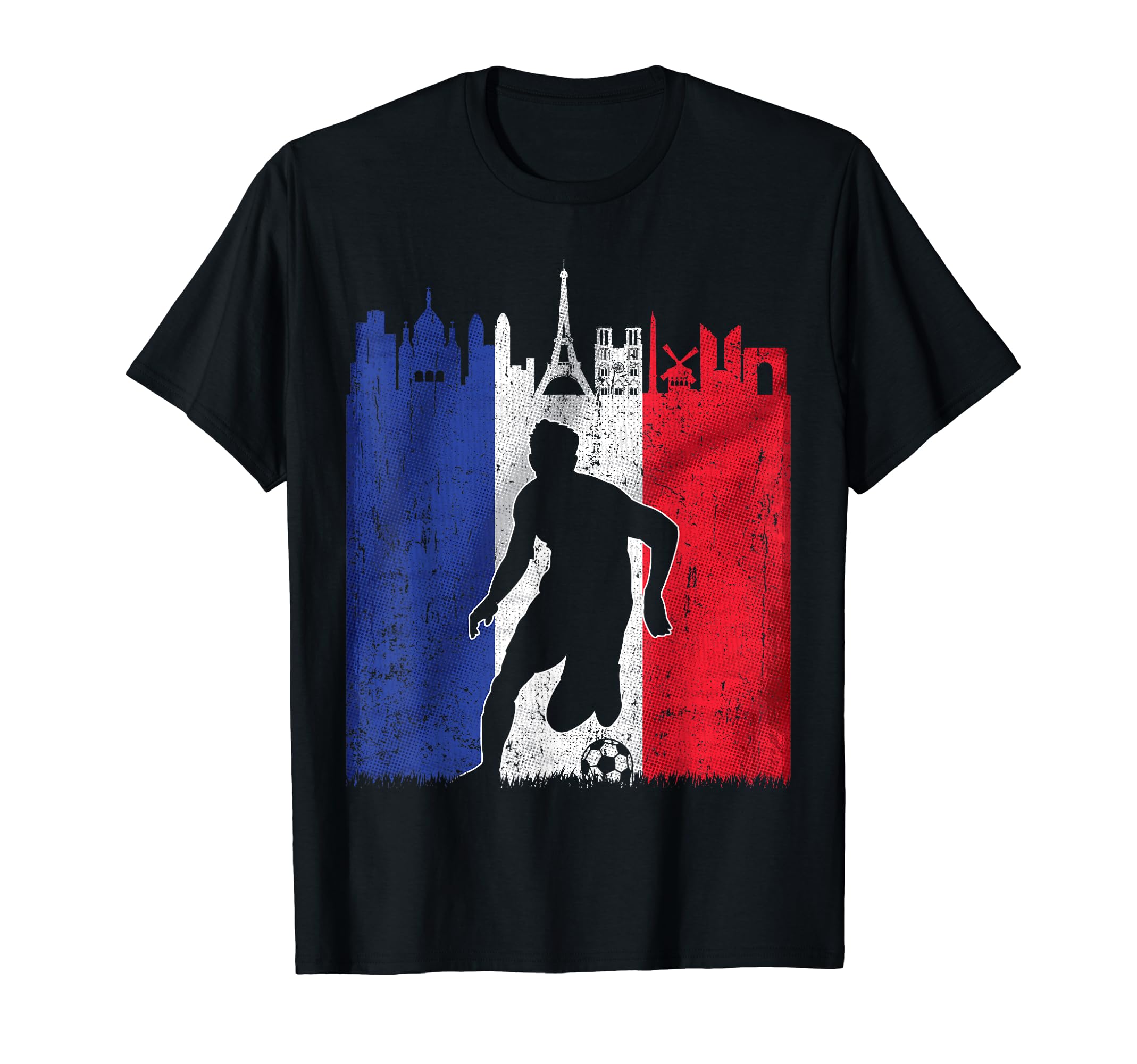 Fran Ais French France Flag Paris T-Shirt - Minimalist Print for Adults - T-Shirt, Sweatshirt, Hoodie