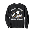 Silly Goose Playing Soccer Coach Sweatshirt - Aesthetic Graphic for Adults - T-Shirt, Sweatshirt, Hoodie