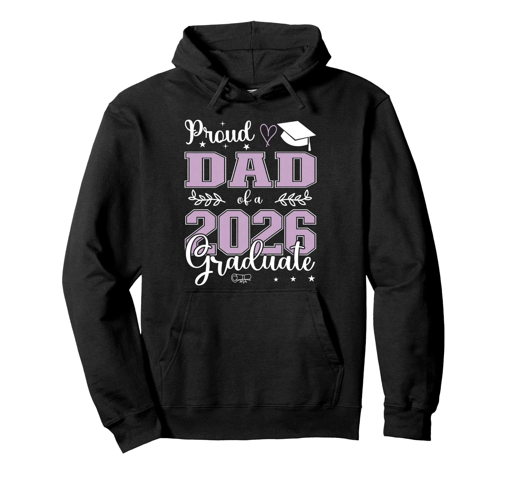 Proud Dad Class 2026 Graduate Graduation Hoodie - Custom Art Print Unisex - T-Shirt, Sweatshirt, Hoodie