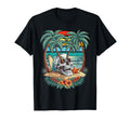 Palm Tree Skull Summer Beach Motorcycle T-Shirt - Unique Graphic Unisex - T-Shirt, Sweatshirt, Hoodie