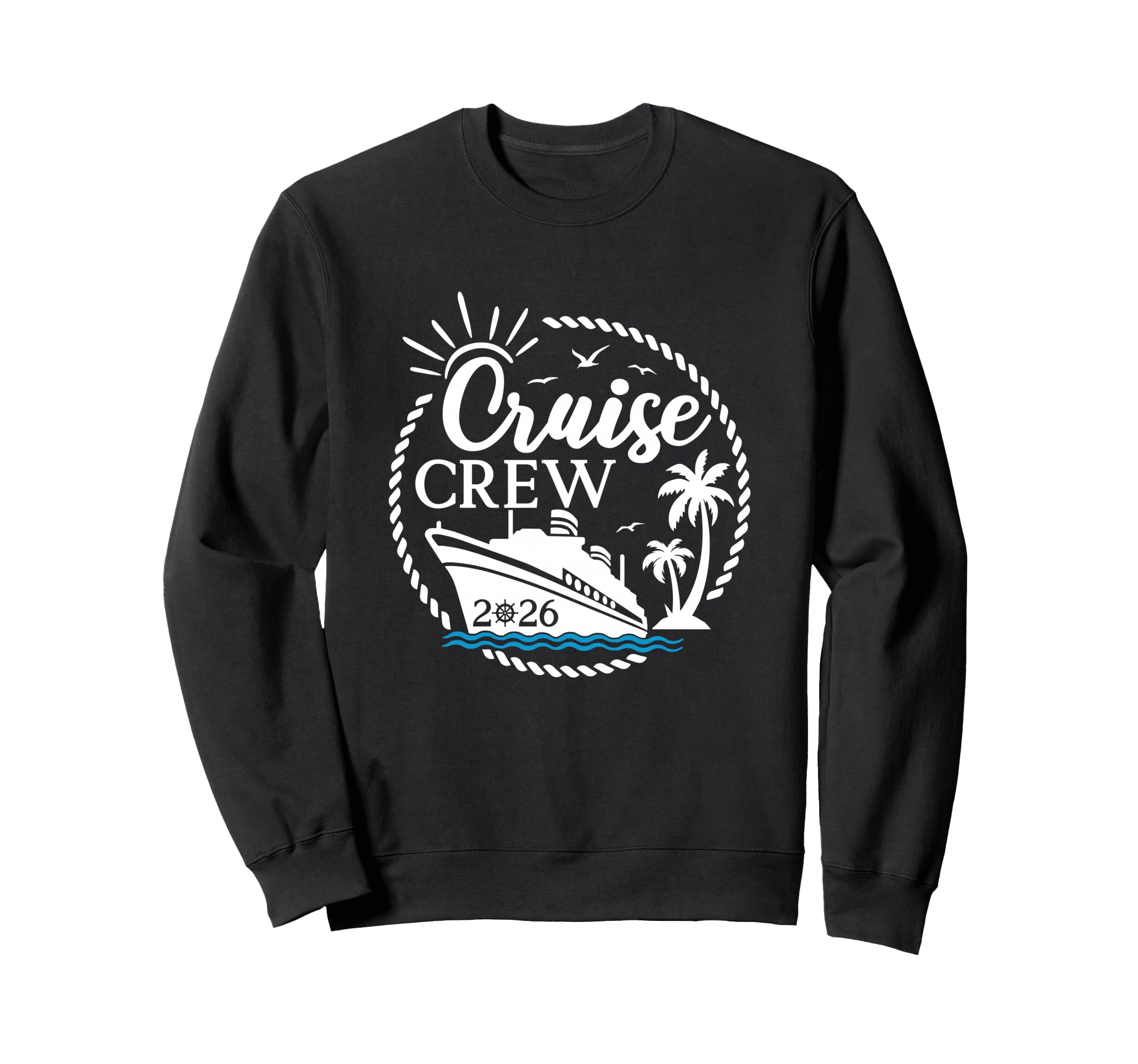 Cruise Crew 2026 Summer Vacation Sweatshirt - Novelty Apparel Unisex - T-Shirt, Sweatshirt, Hoodie