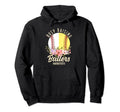 Baseball Softball Mom Both Busy Raising Hoodie - Fun Novelty Design Unisex - T-Shirt, Sweatshirt, Hoodie