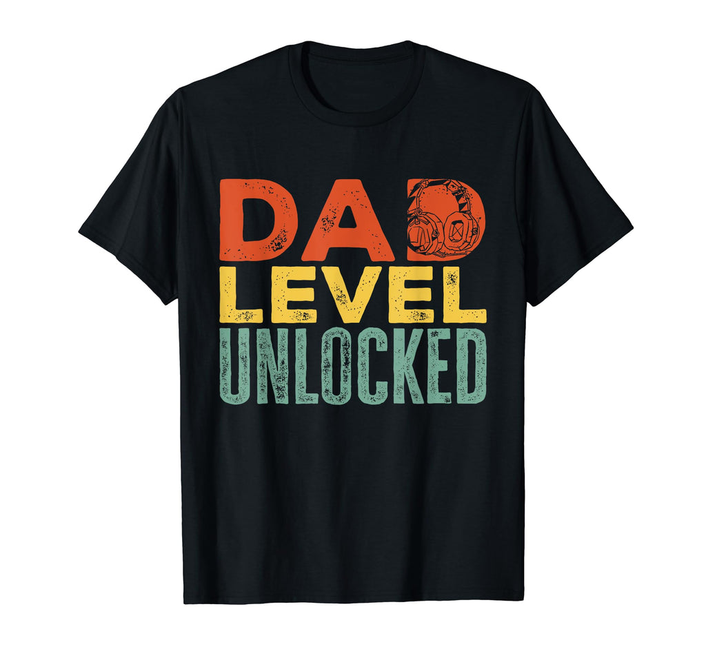 Dad Level Unlocked Funny Fathers Day T-Shirt - Unique Graphic for Adults - T-Shirt, Sweatshirt, Hoodie