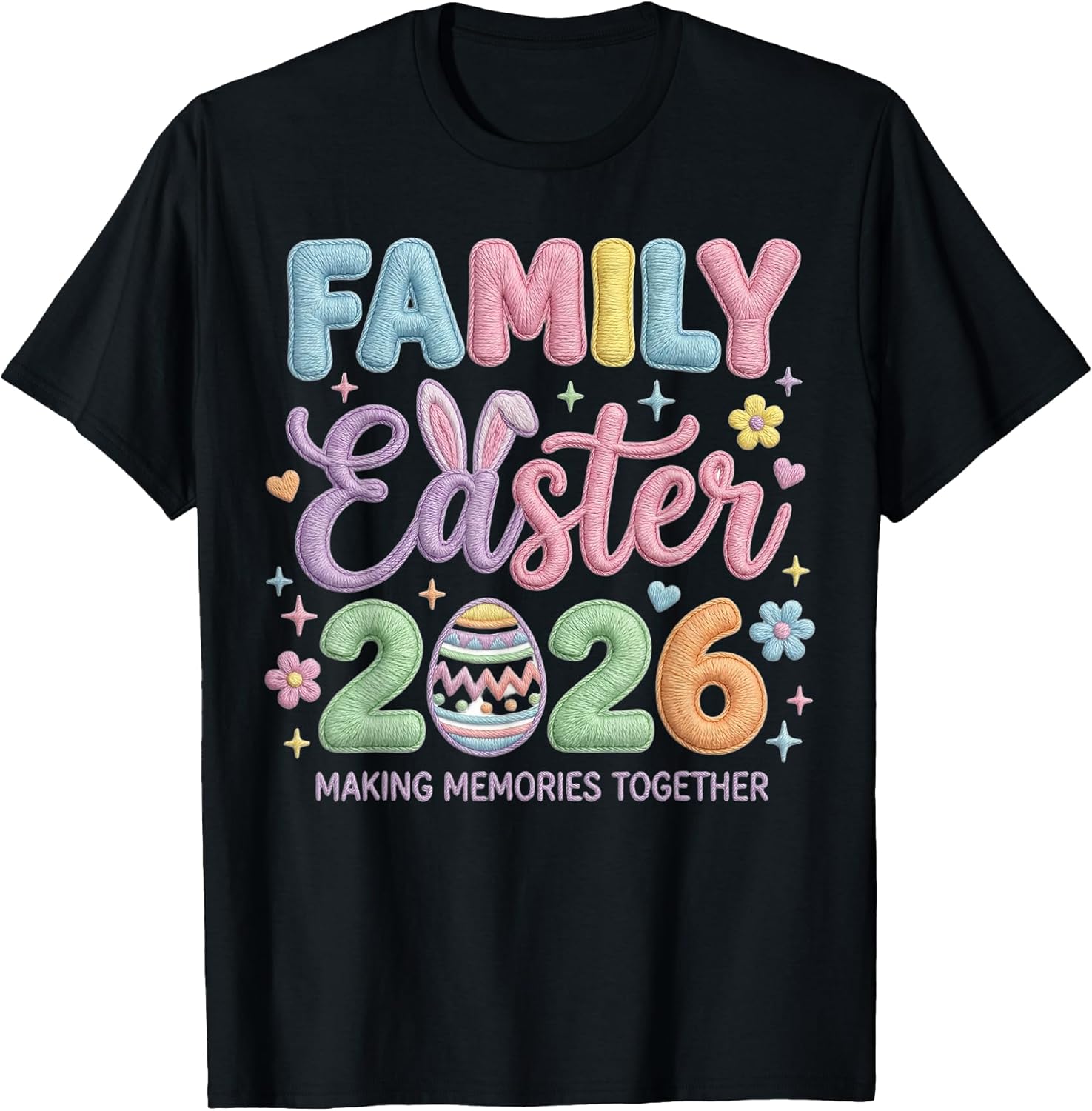 Family Easter 2026 Making Memories Together Matching - Adult & Kids T-Shirts, Sweatshirts & Hoodies apparel design preview 1