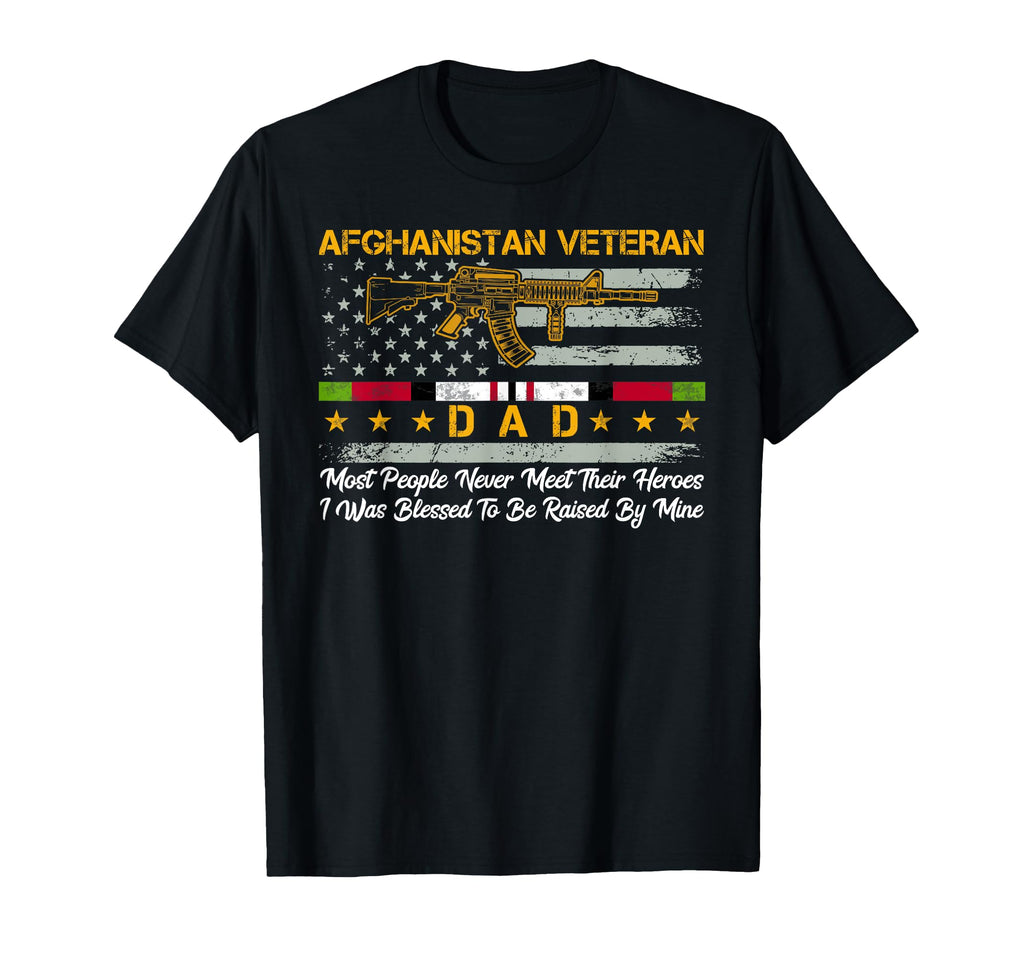 Afghanistan Veteran Dad Afghanistan T-Shirt - Minimalist Print Men Women - T-Shirt, Sweatshirt, Hoodie
