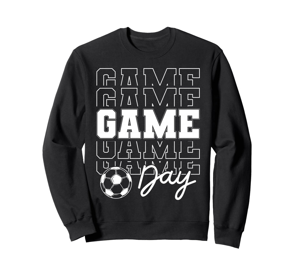 Preppy Game Day Soccer Parent Sweatshirt - Trendy Graphic Men Women - T-Shirt, Sweatshirt, Hoodie