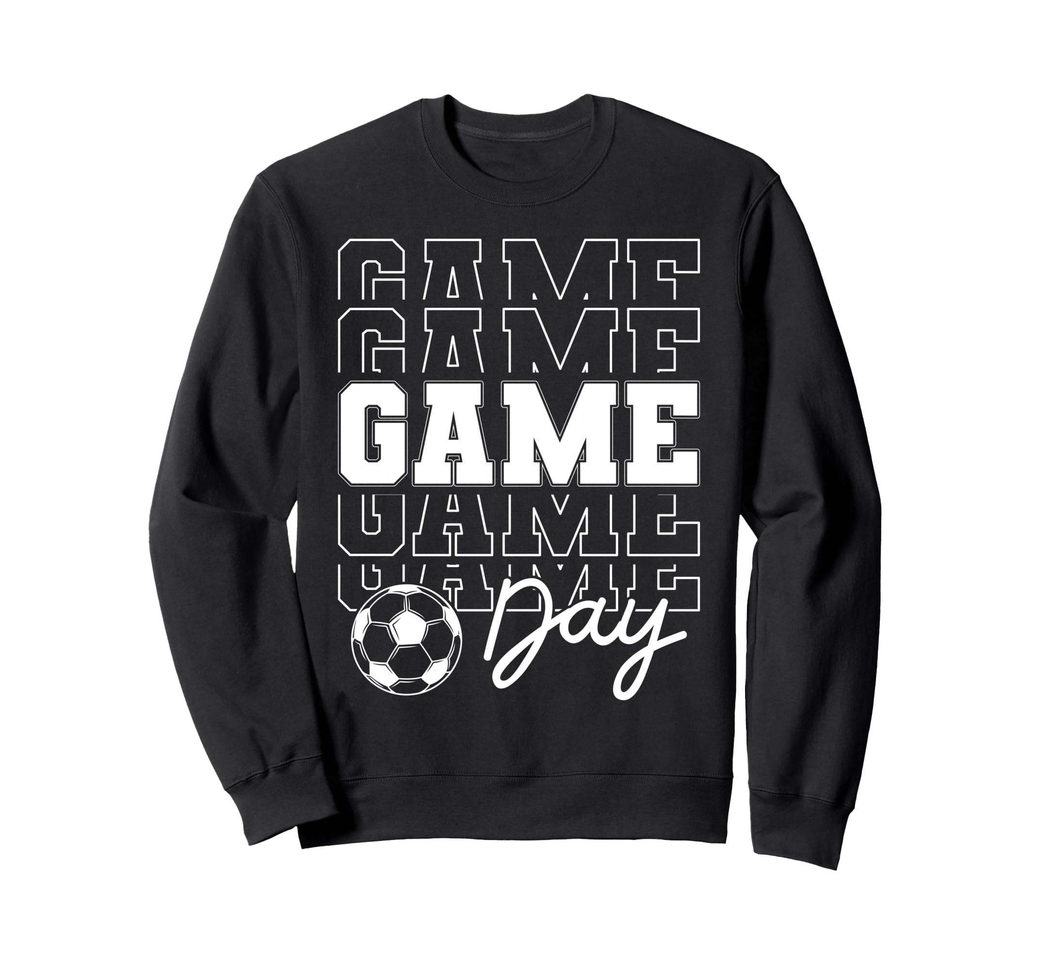 Preppy Game Day Soccer Parent Sweatshirt - Trendy Graphic Men Women - T-Shirt, Sweatshirt, Hoodie