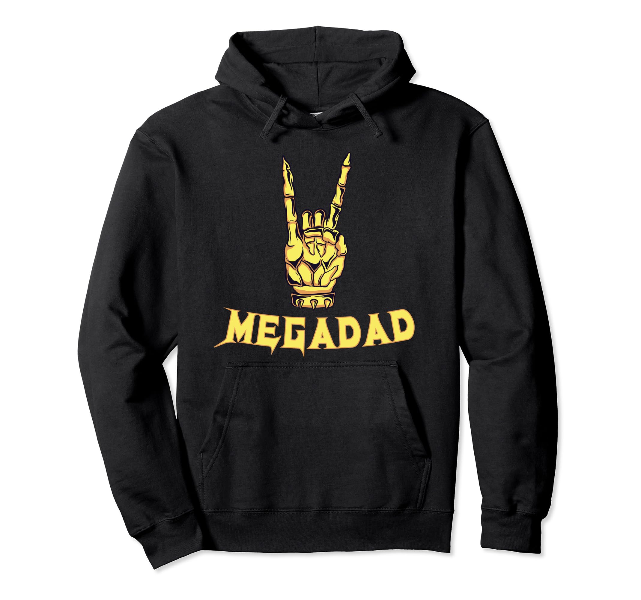 Megadad Rock Heavymetal Guitar Dad Hoodie - Streetwear Style Men Women - T-Shirt, Sweatshirt, Hoodie