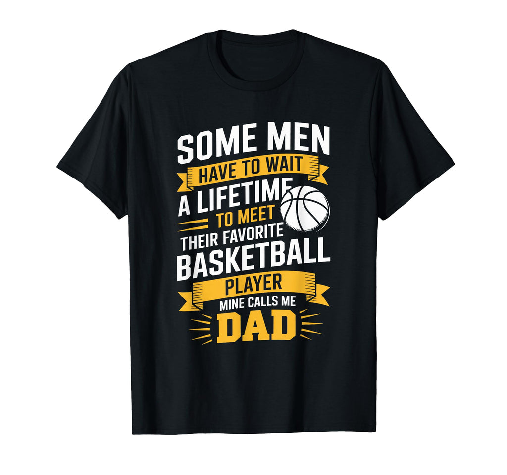 Proud Basketball Player Father And Dad T-Shirt - Minimalist Print Unisex - T-Shirt, Sweatshirt, Hoodie