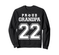 Number 22 Custom Proud Soccer Futbol Sweatshirt - Graphic Print for Adults - T-Shirt, Sweatshirt, Hoodie