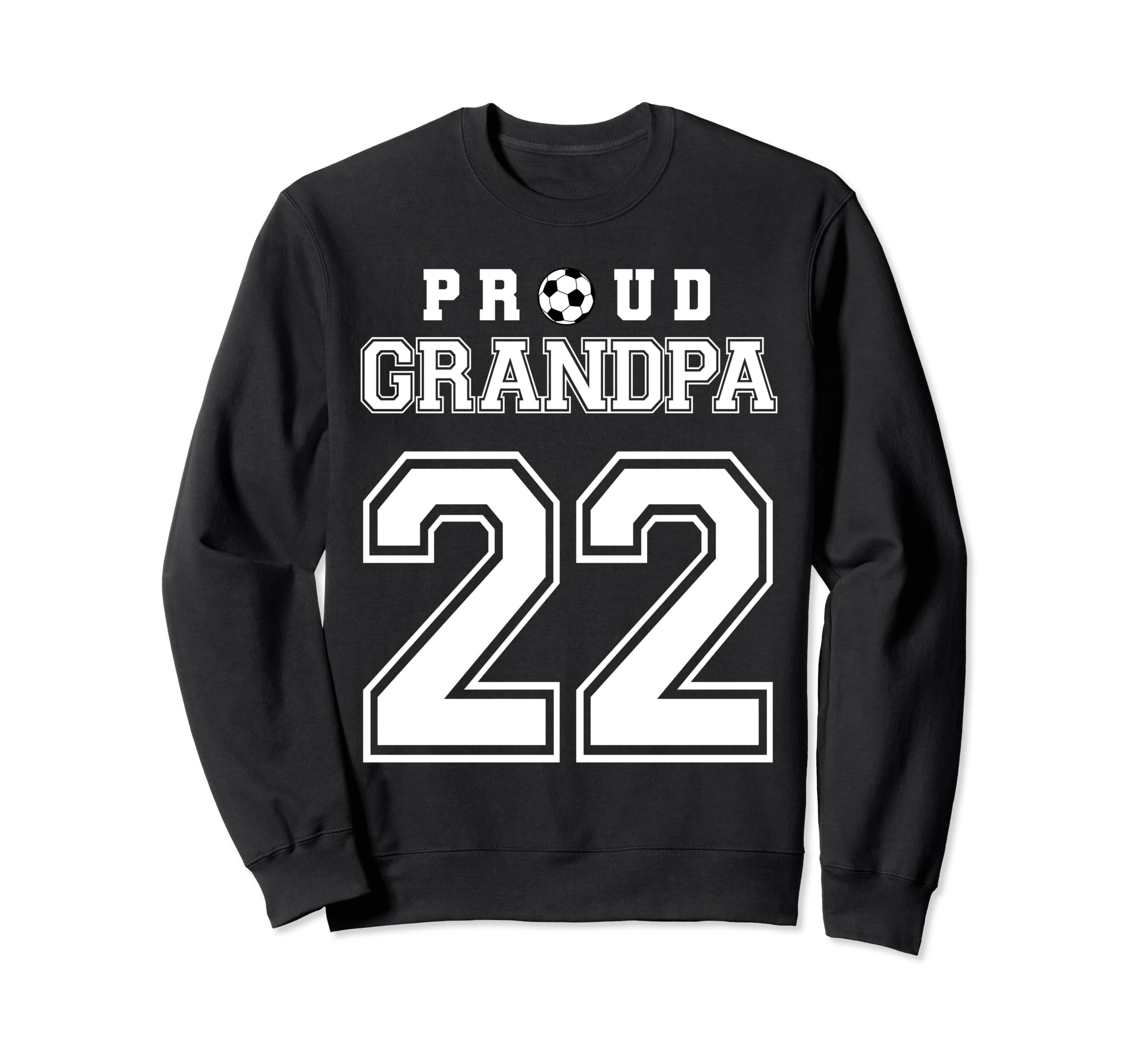Number 22 Custom Proud Soccer Futbol Sweatshirt - Graphic Print for Adults - T-Shirt, Sweatshirt, Hoodie