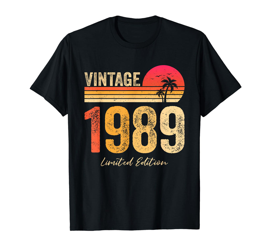 1989 Birth Birthday Born 1989 T-Shirt - Casual Everyday Wear Men Women - T-Shirt, Sweatshirt, Hoodie