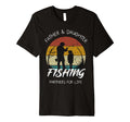 Father Daughter Fishing Partners Life T-Shirt - Minimalist Print Unisex - T-Shirt, Sweatshirt, Hoodie