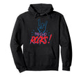 My Dad Rocks Daddy Pa Fathers Day Best Hoodie - Novelty Apparel Men Women - T-Shirt, Sweatshirt, Hoodie