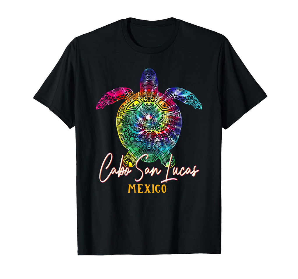 Cabo San Lucas Tie Dye Sea Turtle Matching T-Shirt - Trendy Graphic Unisex - T-Shirt, Sweatshirt, Hoodie