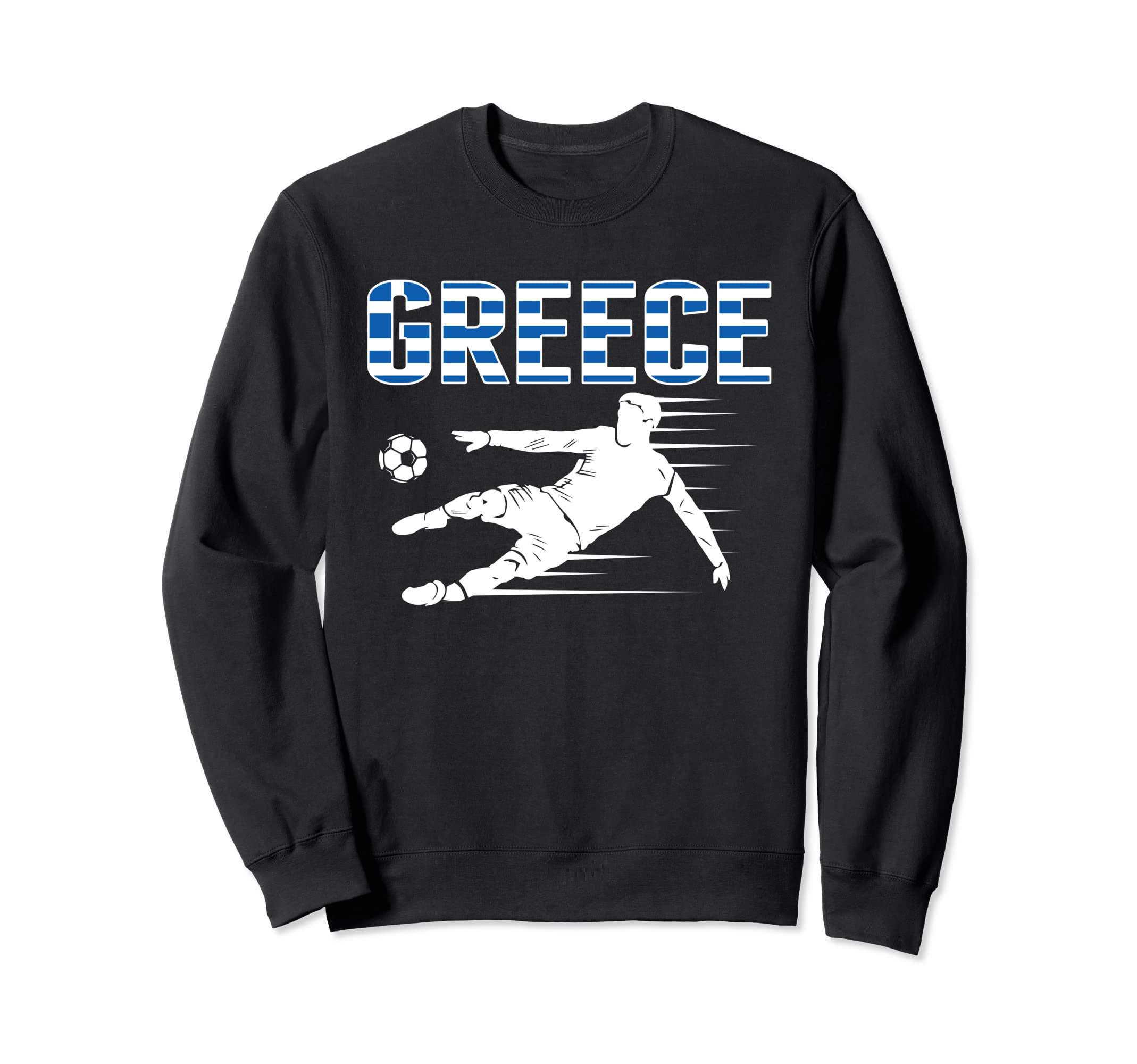 Greece Soccer Fans Jersey Proud Sweatshirt - Novelty Apparel Men Women - T-Shirt, Sweatshirt, Hoodie