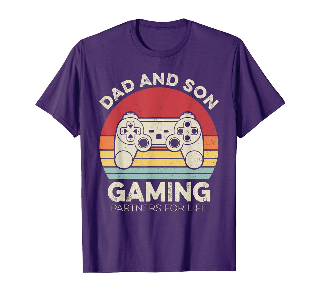 Dad And Son Gaming Partners Life T-Shirt - Custom Art Print for Adults - T-Shirt, Sweatshirt, Hoodie