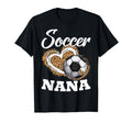 Soccer Nana Grandma Leopard Soccer T-Shirt - Streetwear Style for Adults - T-Shirt, Sweatshirt, Hoodie