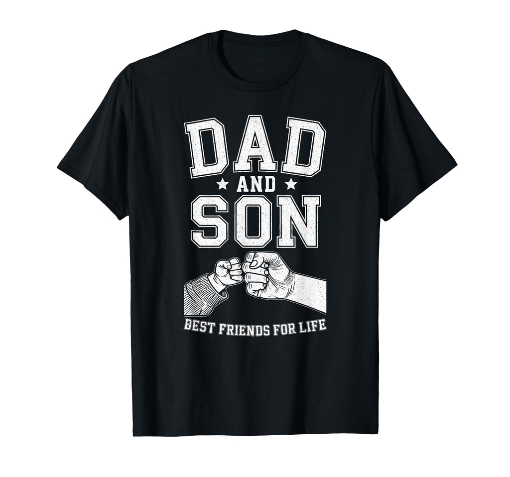 Dad And Son Best Friends Life Matching T-Shirt - Aesthetic Graphic Unisex - T-Shirt, Sweatshirt, Hoodie