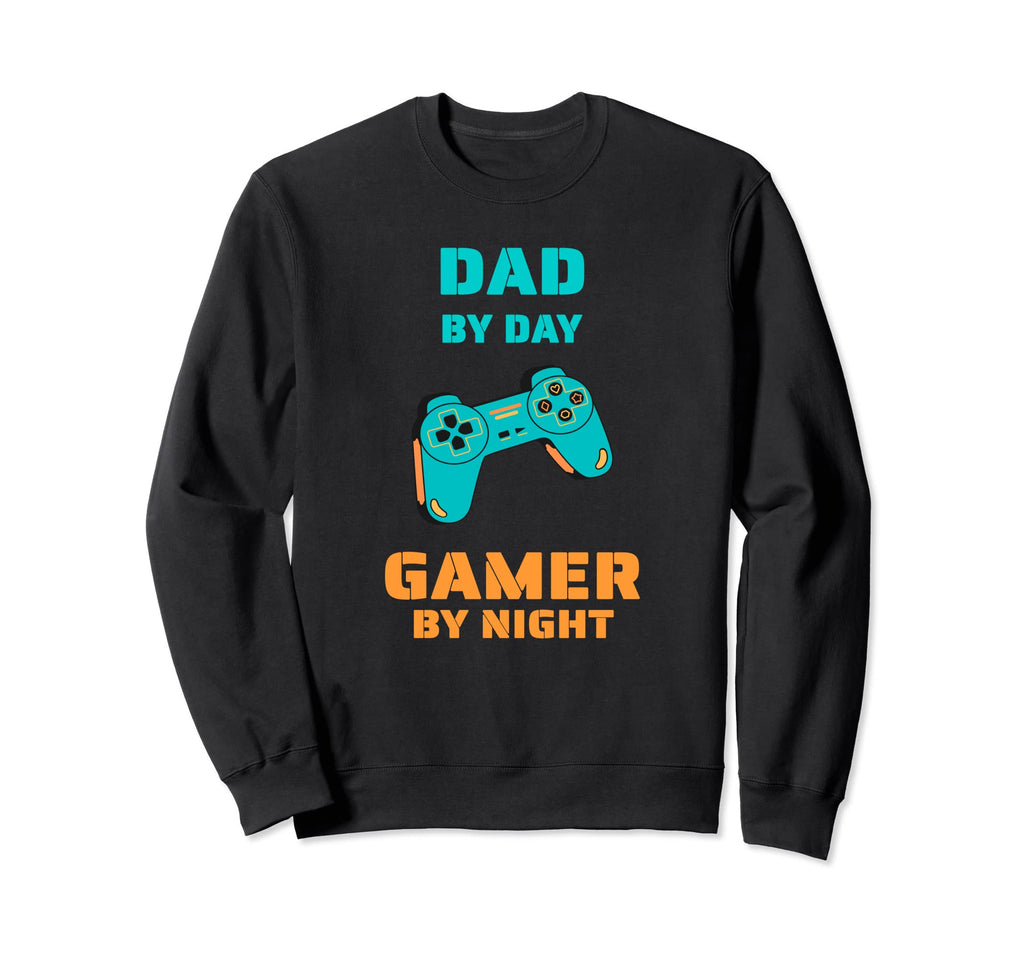 Dad Day Gamer Night Funny Gift Sweatshirt - Minimalist Print Men Women - T-Shirt, Sweatshirt, Hoodie