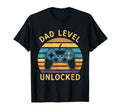 Dad Level Unlocked Funny New Dad T-Shirt - Fun Novelty Design Men Women - T-Shirt, Sweatshirt, Hoodie