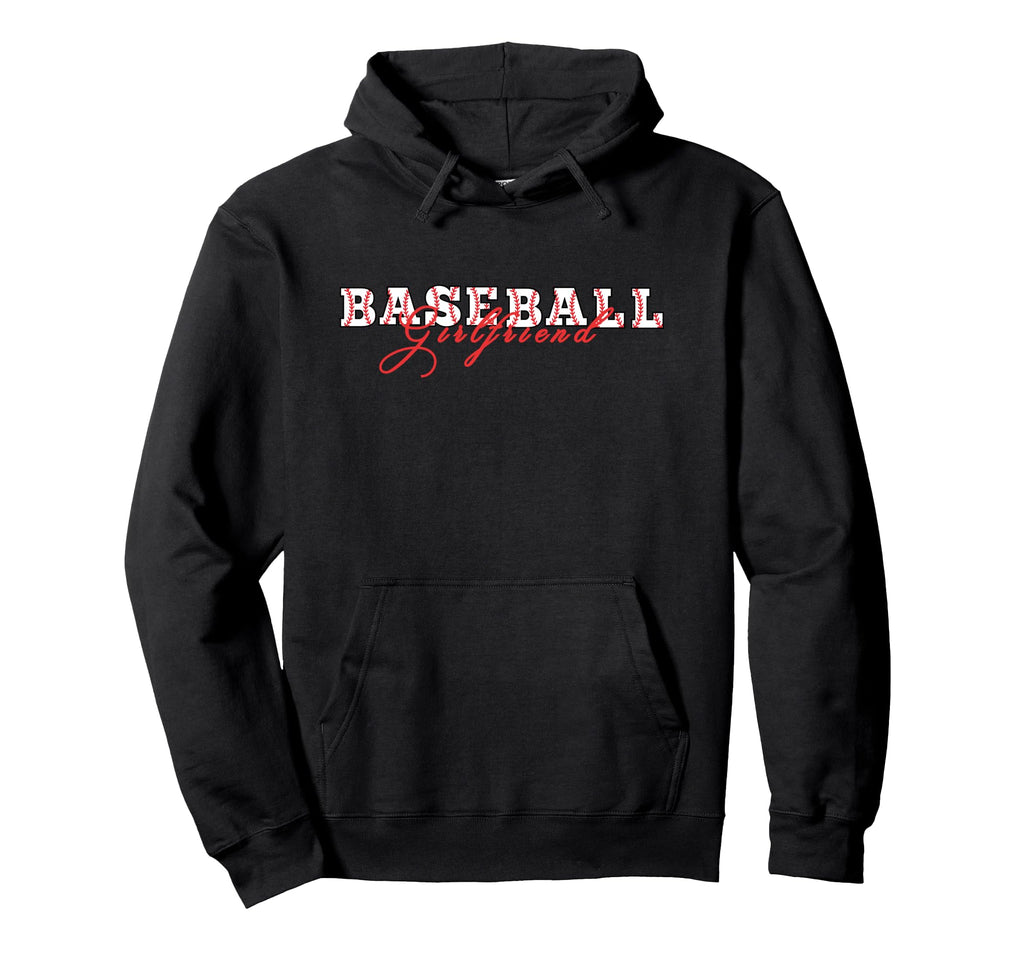 Baseball Girlfriend Coach Wife Baller Hoodie - Unique Graphic for Adults - T-Shirt, Sweatshirt, Hoodie