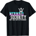 Mermaid Security Dont Mess with My - Adult & Kids T-Shirts, Sweatshirts & Hoodies apparel design preview 1