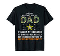 I Taught Daughter How To Stand Up Proud T-Shirt - Novelty Apparel Unisex - T-Shirt, Sweatshirt, Hoodie
