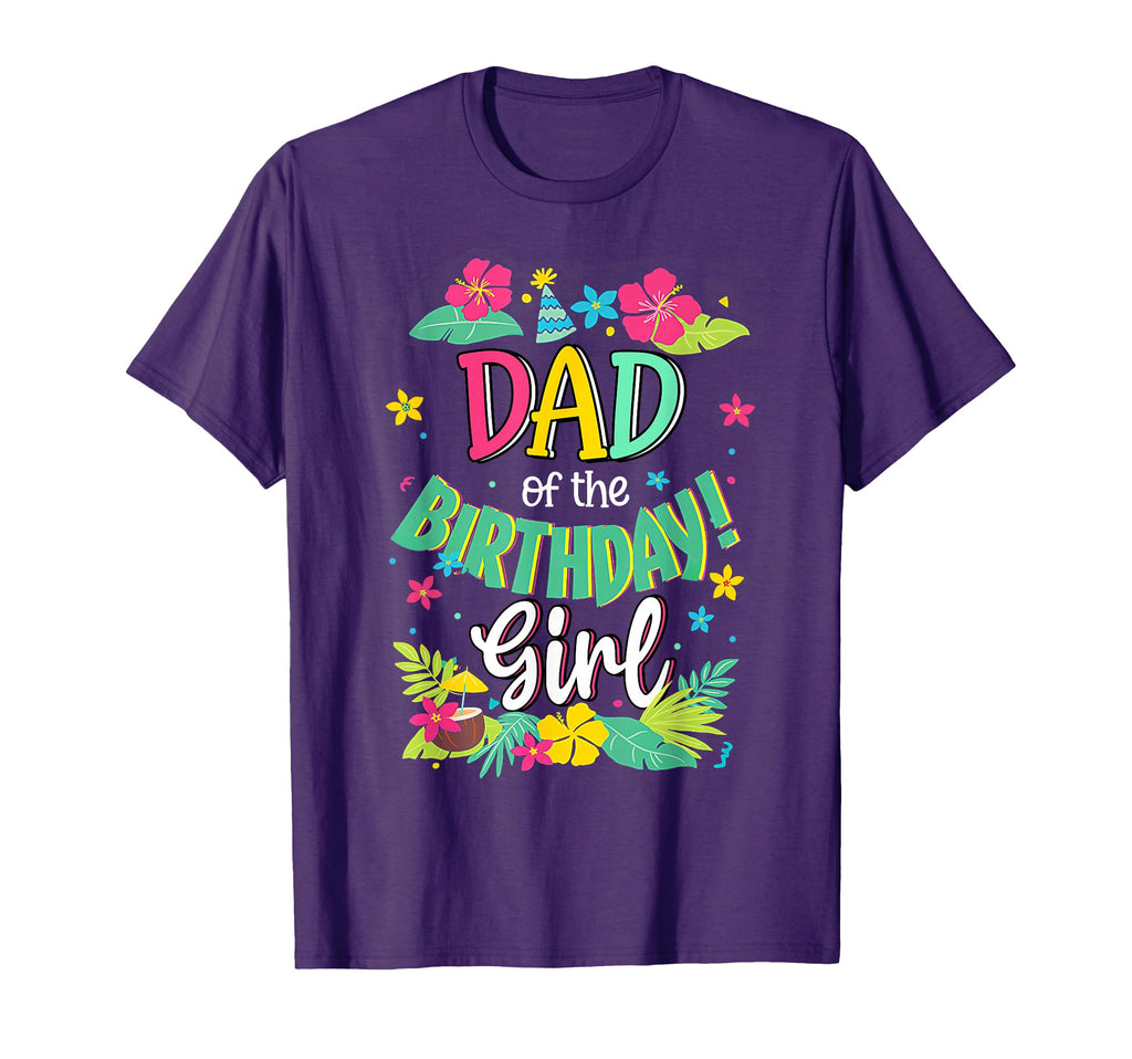 Dad Birthday Daddy Aloha Hawaii T-Shirt - Casual Everyday Wear for Adults - T-Shirt, Sweatshirt, Hoodie