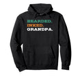 Bearded Inked Grandpa Tattoo Beard Love Hoodie - Custom Art Print Unisex - T-Shirt, Sweatshirt, Hoodie