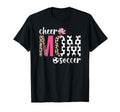 Cheer And Soccer Mom Leopard Soccer T-Shirt - Trendy Graphic Unisex - T-Shirt, Sweatshirt, Hoodie