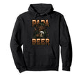 Papa Beer Teddy Bear Drinking Beer Hoodie - Fun Novelty Design Unisex - T-Shirt, Sweatshirt, Hoodie