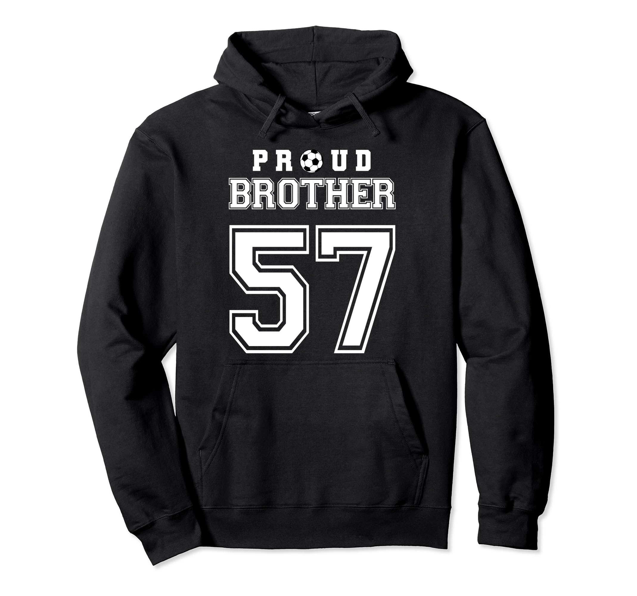 Number 57 Custom Proud Soccer Futbol Hoodie - Unique Graphic Men Women - T-Shirt, Sweatshirt, Hoodie