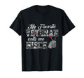 My Favorite Veteran Calls Me Niece Us T-Shirt - Novelty Apparel Men Women - T-Shirt, Sweatshirt, Hoodie