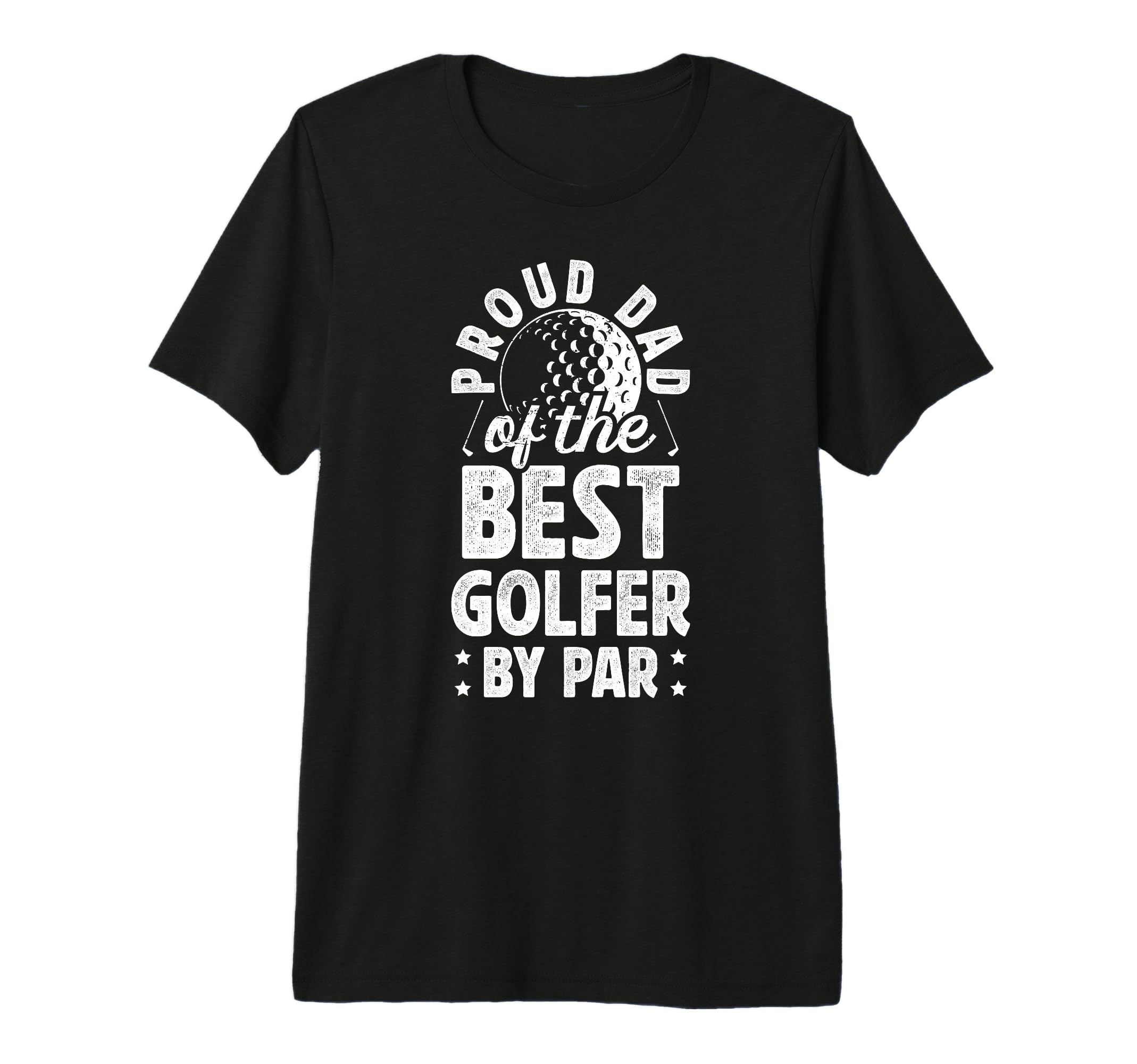 Mens Proud Dad Golf Player Father T-Shirt - Minimalist Print Men Women - T-Shirt, Sweatshirt, Hoodie