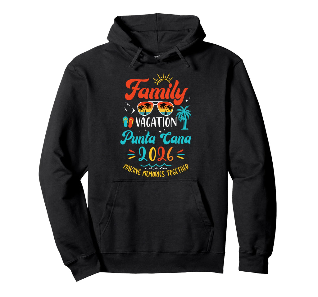 Family Vacation 2026 Punta Cana Hoodie - Minimalist Print Men Women - T-Shirt, Sweatshirt, Hoodie