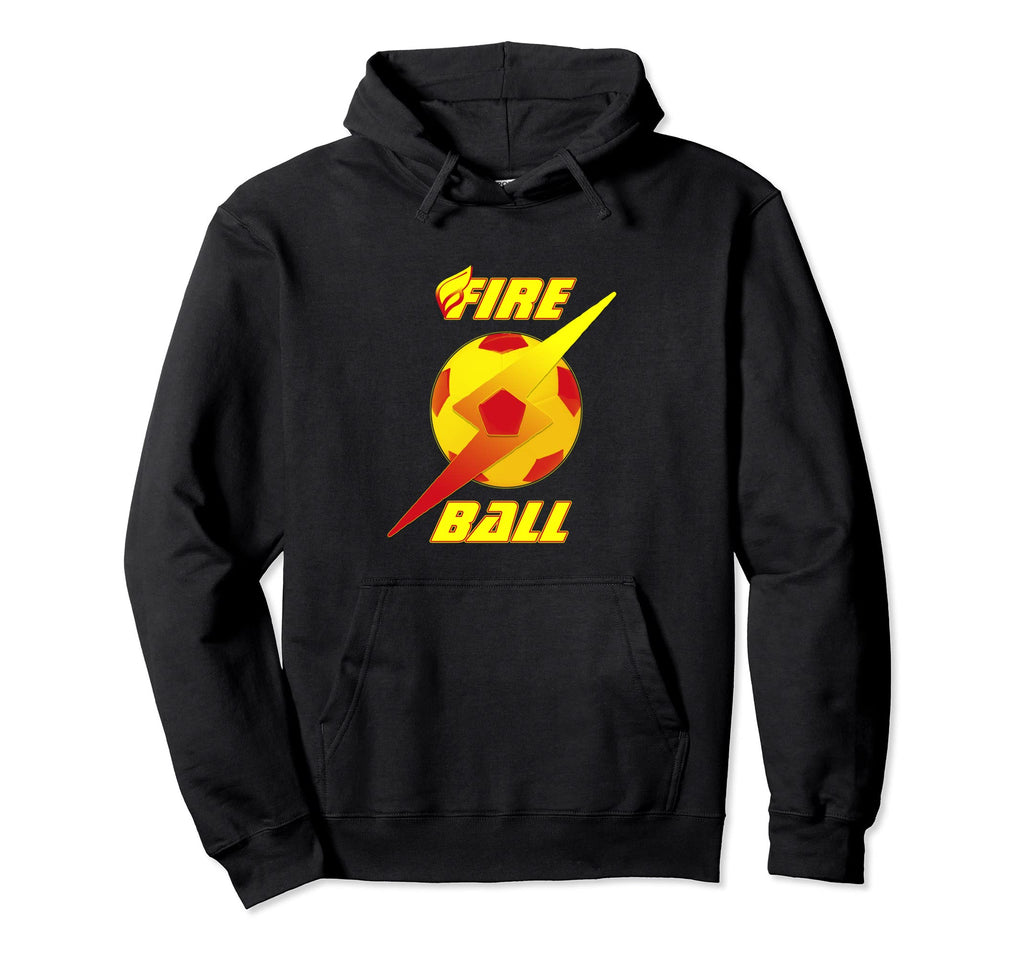 Soccer Jersey Fire Ball Soccer Football Hoodie - Minimalist Print Unisex - T-Shirt, Sweatshirt, Hoodie