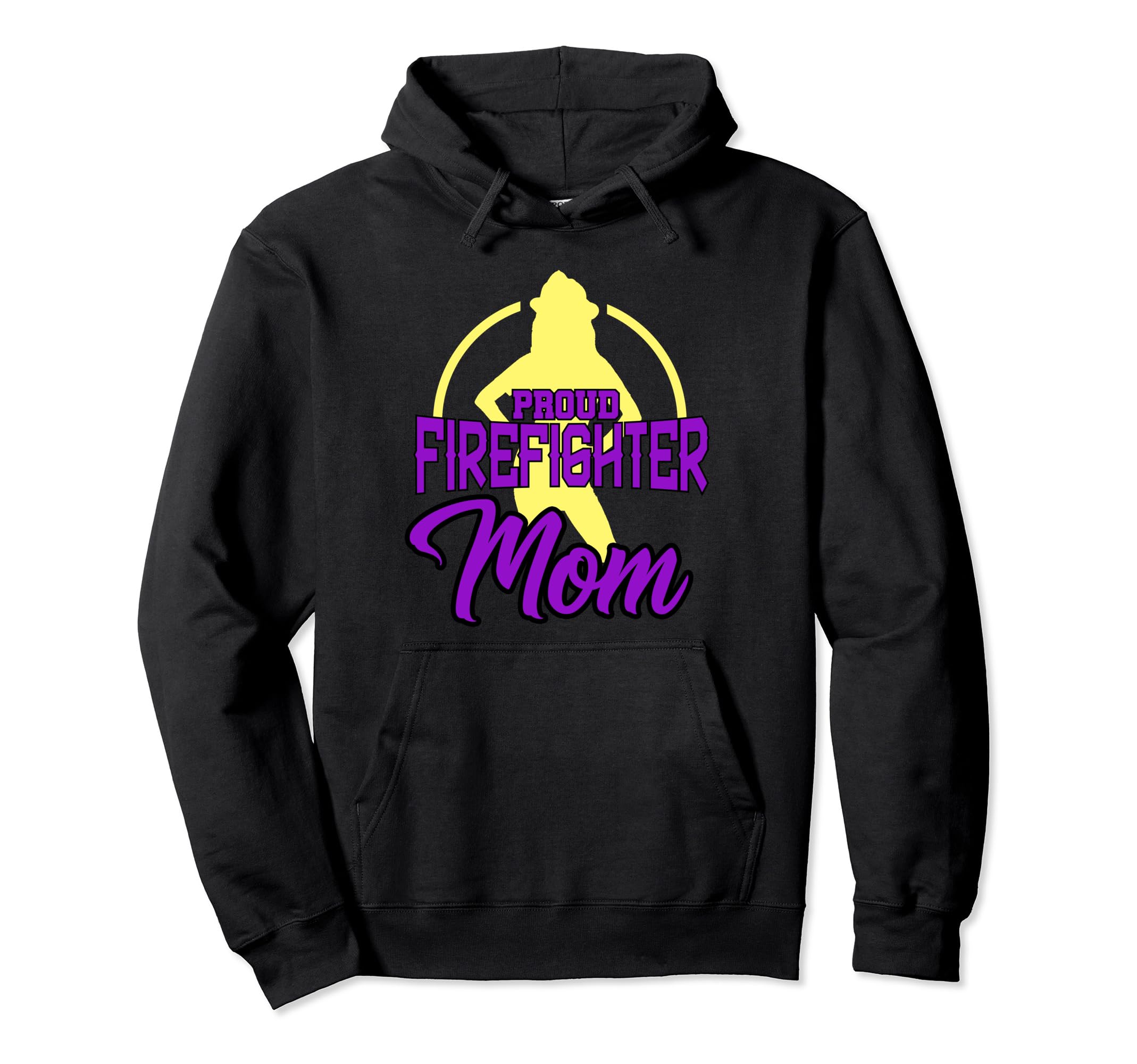 Firefighter Mom Fire Fighter Gift Son Hoodie - Graphic Print Unisex - T-Shirt, Sweatshirt, Hoodie