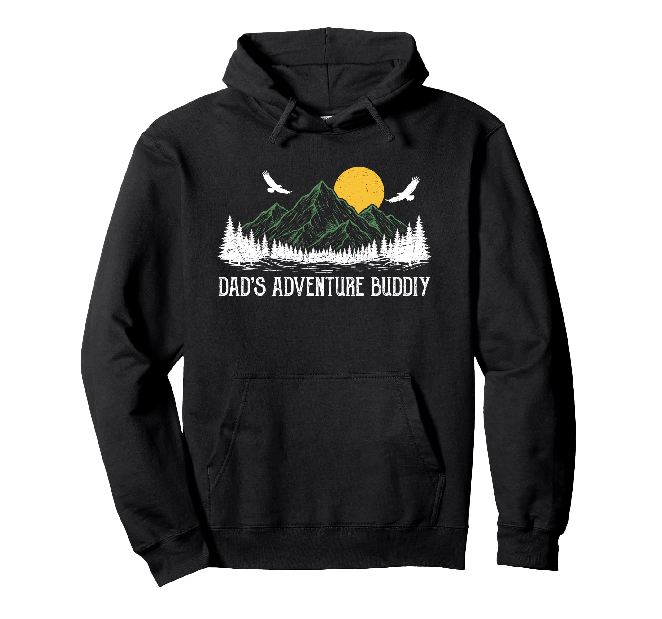 Dads Adventure Buddy Matching Camping Hoodie - Trendy Graphic Men Women - T-Shirt, Sweatshirt, Hoodie